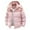 Pink, variant on TIANZEN Men's Winter Thickened Warm Stand Up Collar Hooded Coat Casual Style Long Sleeved Coat Jacket with Zipper for Men Warmest Jacket