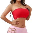 thumbnail image 6 of Bxsruta Women's Bandeau Bra Strapless Seamless Stretch Tube Top for Layering, 6 of 6