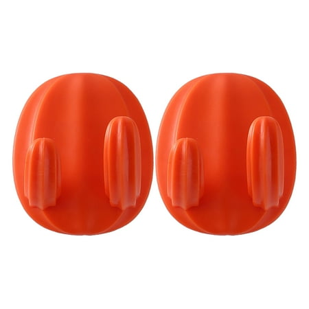 

Dtydtpe Holder for Shower Wall Adhesive Hooks for Hanging 2 Pack Bathroom Silicone Waterproof Decorative Shower Hooks Hair Brush Holder for Towel 2 Pack C