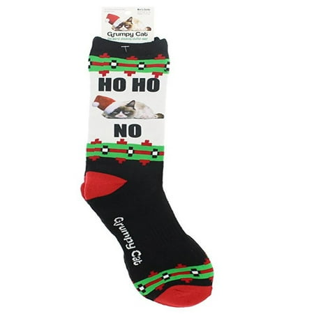 Away Socks - Grumpy Cat Men's Go Away Crew Socks
