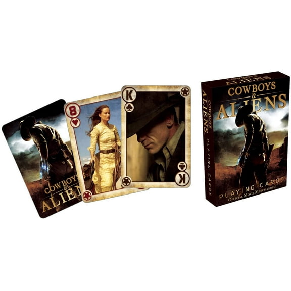 Cowboys And Aliens Playing Cards