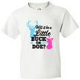 thumbnail image 3 of Inktastic Gender Reveal Will It Be a Little Buck or Doe? Youth T-Shirt, 3 of 5