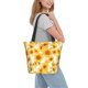 thumbnail image 2 of Disketp White Marble Pattern Sunflower Bolsa de Hombro Casual para Mujer, Bolso Cruzado para Compras, Viajes y Uso Diario, 2 of 6