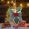 thumbnail image 4 of PEONAVET Christmas Tree Wooden Christmas Tree Hanging Decorations, Ranching Personalized Christmas Home Xmas Tree Window Door Accessories., 4 of 8