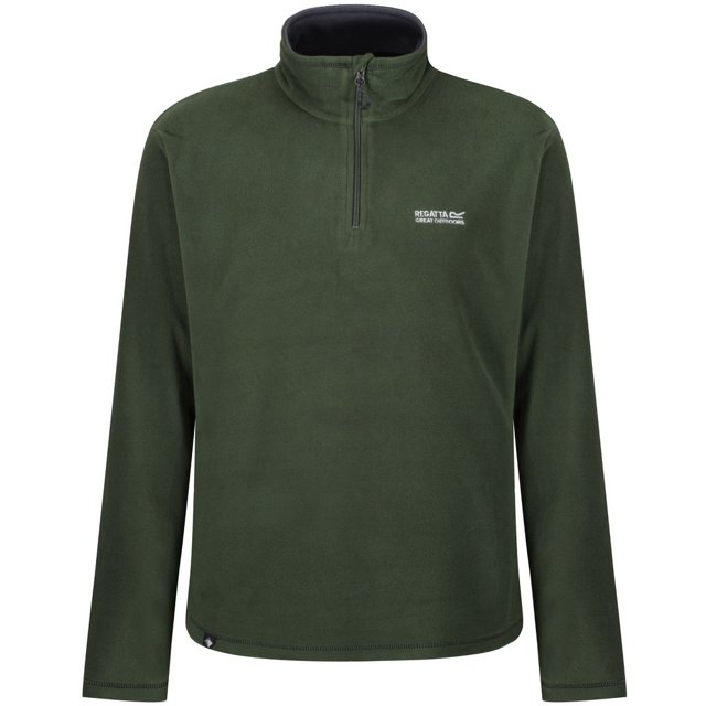 Regatta Great Outdoors - Top forro polar media cremallera Modelo Thompson hombre caballero (Verde Racing)