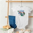 thumbnail image 4 of The Smurfs Christmas Holiday Presents Romper Boys or Girls Infant Baby Brisco Brands NB, 4 of 6