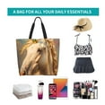 thumbnail image 6 of Easygdp Rainbow White Horse Tote Bags for Women,Women Travel Shoulder Bags Handbags，Big Capacity Shopping Work Bag, 6 of 8