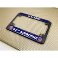 thumbnail image 5 of [Officially Licensed Product] - Motorcycle Metal License Plate Frame with U.S. Army 82nd Airborne Division Design - Black, 5 of 8