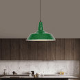 thumbnail image 4 of Retro Green Metal Iron Pendant Light Fixture, Industrial Style Vintage Pendant Lamp, Simple Pendant Lighting for Over Kitchen Sink Island Dining Room Table Bar Counter Laundry Room Entrance, 4 of 7