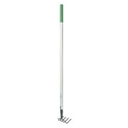 Expert Gardener Fiberglass Long Handle 4-Tine Cultivator with Comfort End Grip