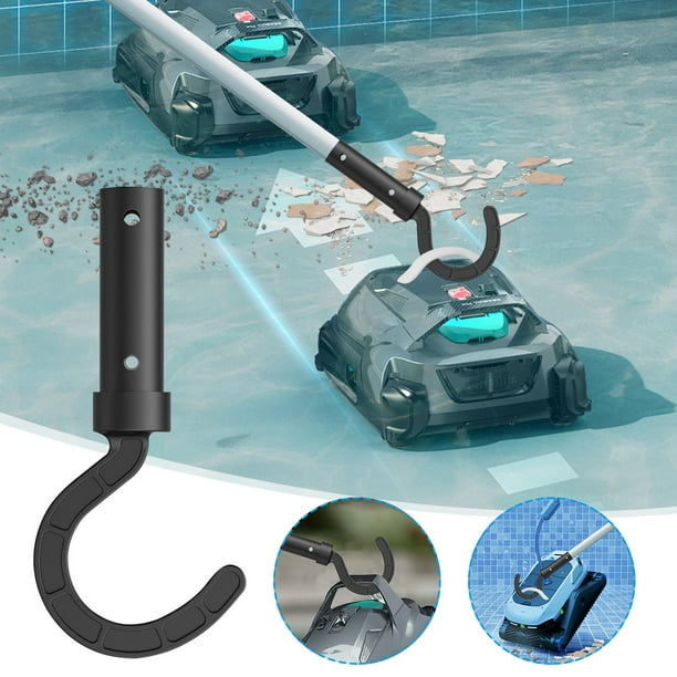 Accesorio de gancho de repuesto para limpiador de piscinas robótico | Accesorio de plástico universal para robots de limpieza de piscinas | Fácil recuperación | Se adapta a la mayoría de los modelos