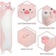 thumbnail image 3 of Pig Plush Pillow 35.4", Huge Pink Pig Stuffed Animal, Long Squishy Pillow, Sleeping Hugging Pillows, Giant Cute Body Pillow, Beloved Gifts At Birthday, 3 of 5