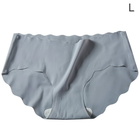 

ABIDE Women Underwear Seamless Low Waist Briefs Panties Solid Color