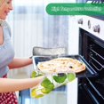 thumbnail image 7 of Pot Holders Set of 2 Heat Resistant 338℉ Kitchen Oven Gloves Potholder Cooking Baking Microwave Mitts Graphic Leaves Summer, 7 of 7