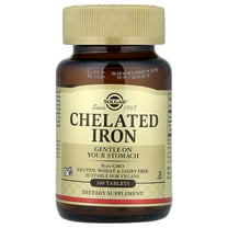 Solgar Chelated Iron, 100 Tablets (25 mg per Tablet)
