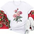 thumbnail image 2 of Women's Cute Valentines Day Tshirts Heart Gnome Car Graphic T Shirts Shor Sleeve Crewneck Tee Tops, 2 of 5