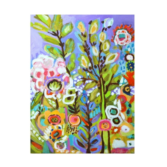 Trademark Fine Art Karen Fields Garden Of Whimsy Iii Canvas Wall Art - 14x19