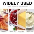 thumbnail image 3 of Stainless Steel Butter Spreader Knife, Butter knife for Spreads Butter Cheese and Condiments - Set of 2, 3 of 5