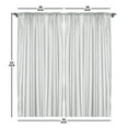 thumbnail image 4 of Ambesonne Mandala Curtains, Paisley Star, Pair of 28"x63", Grey Tan Beige, 4 of 5