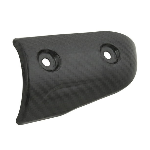 Speravity Tapa de calor, cubierta de escape, pieza reemplazada, accesorios de fibra de carbono para motocicleta, superficie lisa, sin rebabas, suministros Accesorios para motos Speravity VI018799-00B