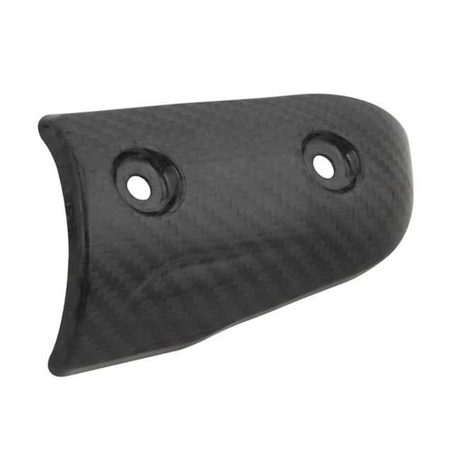 Kenally Tapa de calor Cubierta de escape Pieza reemplazada Superficie lisa de fibra de carbono Sin rebabas Protector antiescaldado Suministros Accesorios para motos
