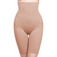 thumbnail image 1 of Pantalones abdominales sin costuras para mujer, pantalones moldeadores de cintura alta, reductores y ajustados para después del parto, con esquinas planas, 1 of 1