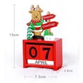 thumbnail image 1 of Decoración navideña calendario de madera ZHAOCHENG mesa de árbol de Navidad C, 1 of 4
