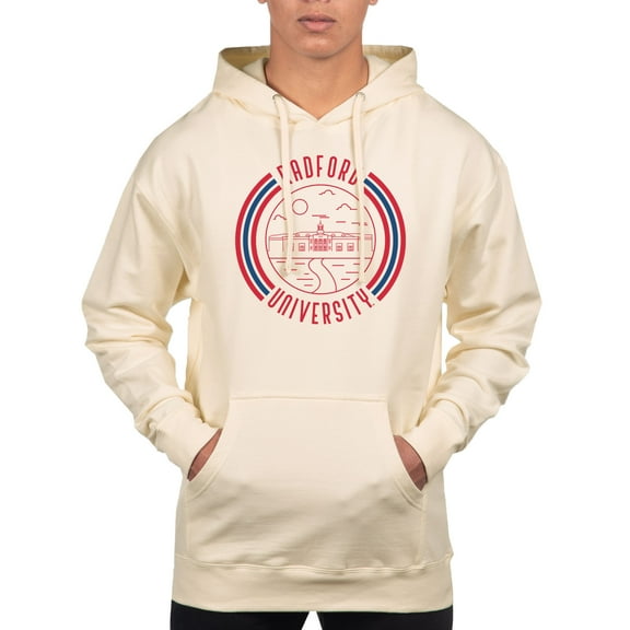 Men's Uscape Apparel Cream Radford Highlanders Standard Pullover Hoodie