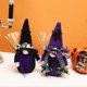 thumbnail image 3 of Faceless Gnome Plush Doll Decoration Hand-made Brooms Witch Dolls with Dark Elf Hat for Living Room Display, 3 of 5