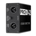 thumbnail image 3 of ProDI-2 Passive Stereo Direct Box Audio DI Box Direct Injection Box Low Noise Guitar DI 2 Channel Audio Converter,1 x Passive Audio DI Box,Black, 3 of 8
