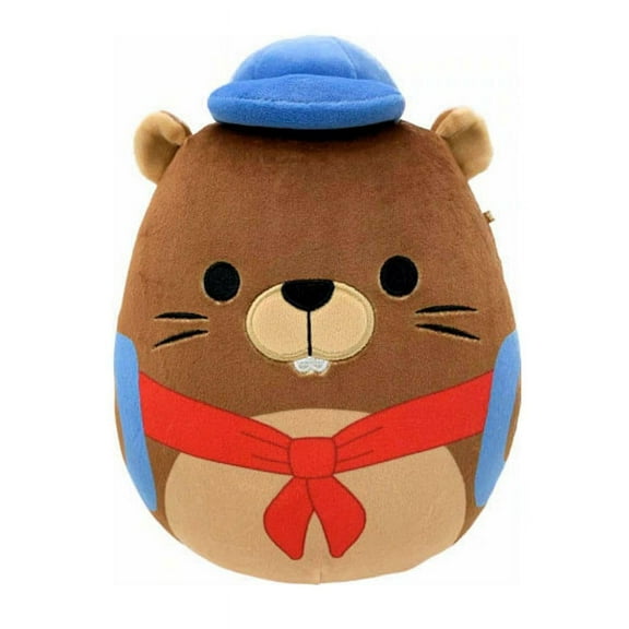 Squishmallows 8" Chip The Beaver with Backpack
