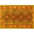 thumbnail image 1 of Ahgly Company Indoor Rectangle Southwestern Yellow Country Area Rugs, 7' x 10', 1 of 4