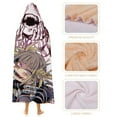 thumbnail image 4 of My Hero Academia Himiko Toga Wearable Blanket Cloak Arctic Velvet Hooded Blanket Soft Fuzzy Hoodie Blanket Cape for Adults Kids 60"x80", 4 of 8