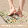 thumbnail image 2 of Alfombra de cocina KIMODE antifatiga 45 x 120 cm + 45 x 75 cm PVC marrón, 2 of 9