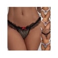 thumbnail image 1 of Gvmfive Women Lace Ruffled Thongs Underwear Panty Lingerie, 1 of 6