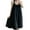 Black, variant on Womens Nightgowns Womens Full Slip Built In Bra Dress Slim Sleeveless Sleepwear Fashion Solid Strap Camisole