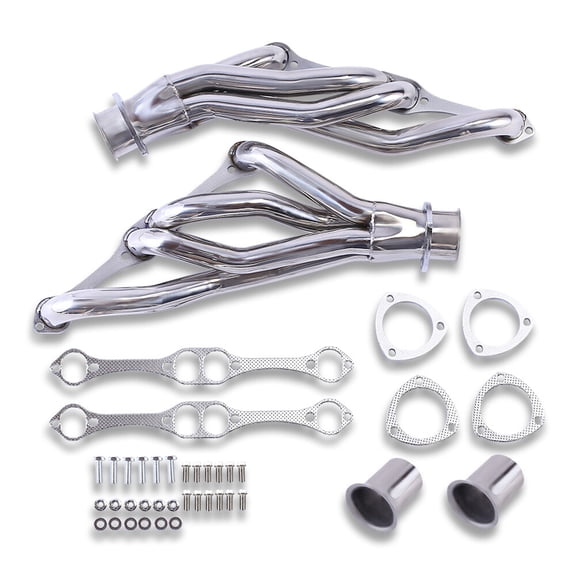 For SBC 265 283 350 400 V8 1964-1977 Stainless Steel Exhaust Manifold Headers