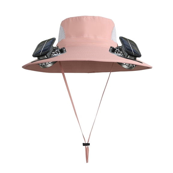 erfcxs Outdoor Wide Brim Sun Hat With Solar Fan Wide Brim Solar Fan Outdoor Fishing Hat Solar USB Charging Solar Fan Hat Outdoor Wide Brim Sun Hat Solar Fan Hat (A)