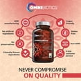 thumbnail image 4 of OmniBiotics Organic Ashwagandha Supplement – 1300mg Total Strength – 900mg Organic Root Powder & 400mg KSM-66 Extract – Stress Relief, Mood & Sleep Support – Non-GMO – 120 Vegan Capsules, 4 of 6