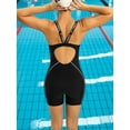 thumbnail image 4 of Sociala Women's Swimming Costume Boyleg Racerback Athletic Training Bathing Suit, 4 of 4