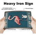 thumbnail image 3 of Metal Tin Sign Toilet Flamingo Vintage Iron Tin Sign Funny Bathroom Wall Art Poster Your Butt Napkins My Lady Decor Plaque for Bathroom Toilet Roll Tips Wall Decor 1 pc, 3 of 9