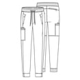 thumbnail image 2 of Cherokee Infinity Men Scrubs Pant Natural Rise Jogger CK004A, 2 of 9