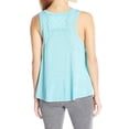 thumbnail image 3 of calvin klein new blue icy women size small s v-neck sleeveless tank cami, 3 of 4