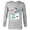 Athletic Heather, variant on Disney Donald Duck Winter Sports Skiing Retro Ski Big Air - Long Sleeve T-Shirt for Men - Customized-Athletic Heather