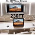 thumbnail image 3 of Extensor HDMI 4K a 60 Hz sobre un solo cable Cat5e/Cat6/Cat7, hasta 70 m (1080p), 50 m (4K), compatible con EDID/POC, 3 of 8