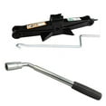 thumbnail image 6 of Bowoshen Telescoping Lug Wrench Wheel Wrench + 2T Scissor Jack Extendable Car Wheel Brace Heavy Duty Nut Wrench Sockets 17/19mm & 21/23mm, 6 of 9