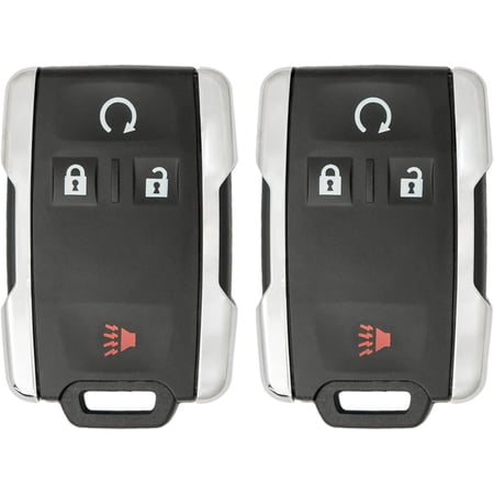 Replacement for 4 Button Replacement Remote for GM M3N-32337100 13577770 84540865 - 2 Pack