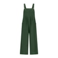 thumbnail image 5 of pstuiky Wide Leg Jumpsuits for Womens, Sleeveless Jumpsuits for Women Jumpsuit Sleeveless Jumpsuits for Women Summer Rompers Bib Overalls Women with Pockets Green XL, 5 of 7