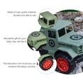 thumbnail image 3 of 2 piezas de camión de inercia, modelo de camión militar, juguete para bebés y niños., 3 of 8