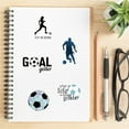 thumbnail image 4 of 100pcs Soccer Stickers Sports Stickers Soccer Fan Stickers Skateboard Decals Football Theme Art Stickers, 4 of 8